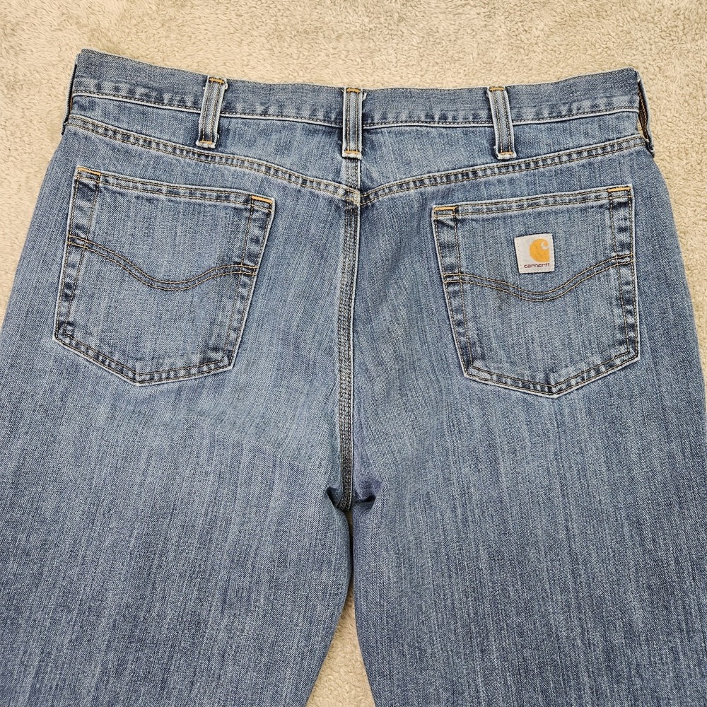 Carhartt Jeans Mens 38x30 Holter Relaxed Fit 101483 Workwear Y2K Baggy Denim - Picture 4 of 9